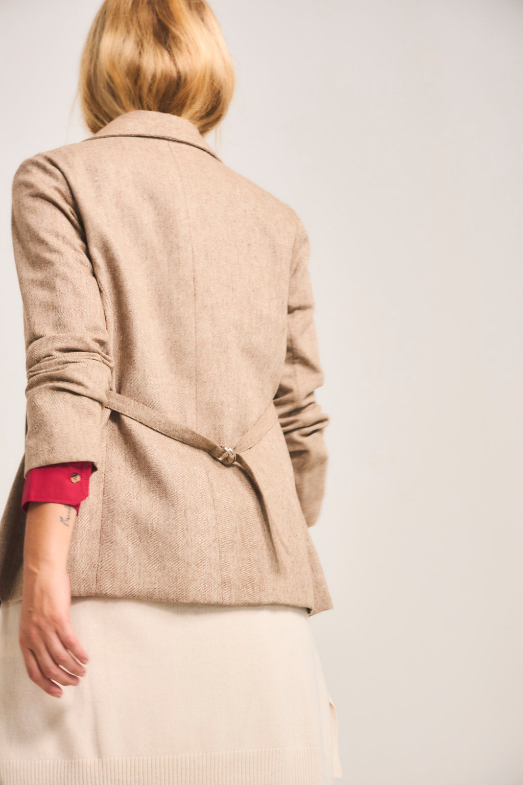 Blazer Vague Café Claro