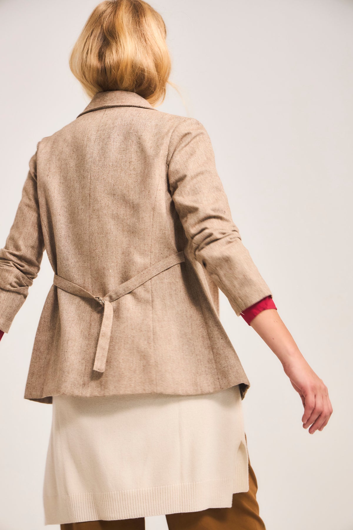 Blazer Vague Café Claro
