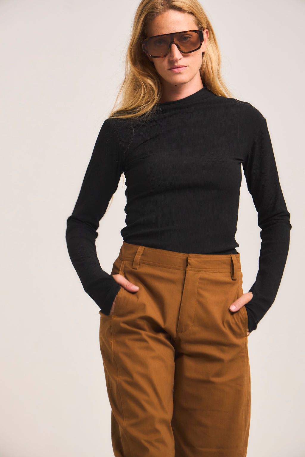 Pantalón Eveille 100% Algodón Camel