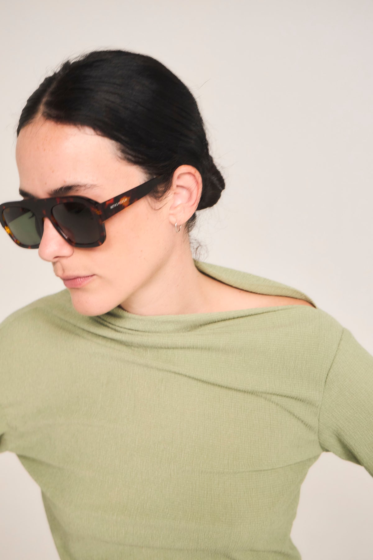 Top Meleze Verde Agua