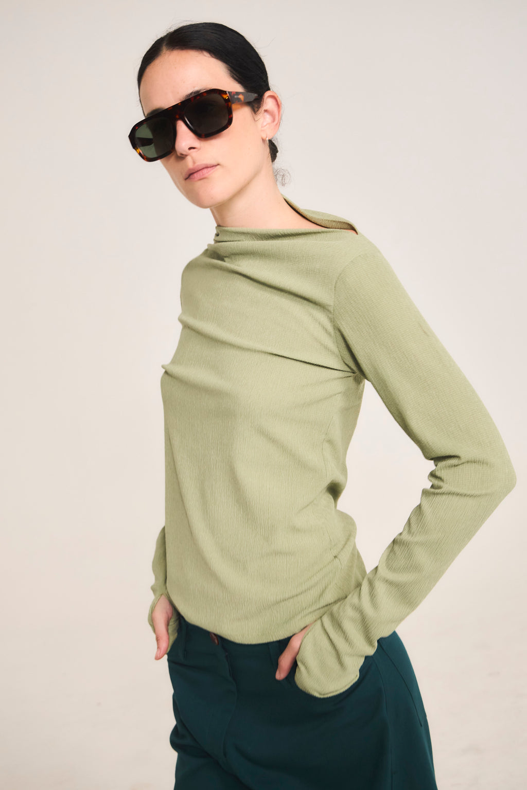 Water-Green Meleze Top