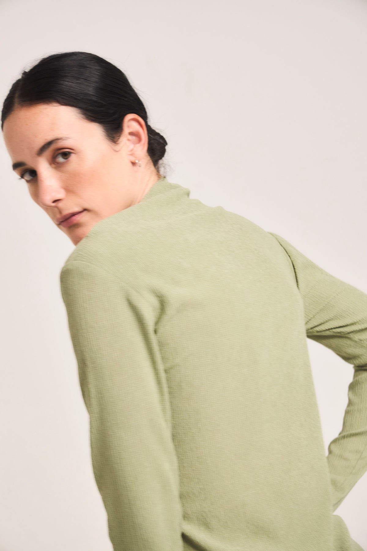 Top Meleze Verde Agua