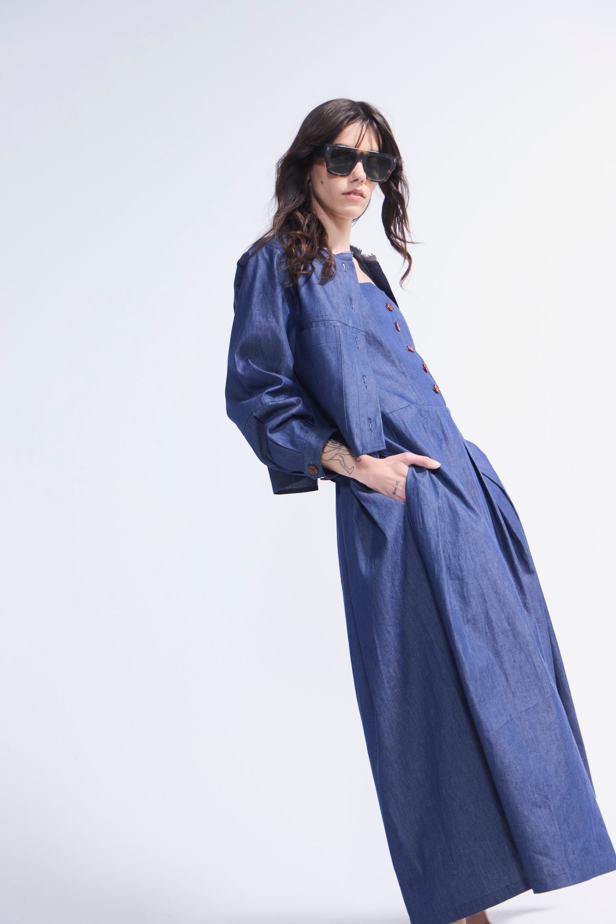 Vestido Orleans Denim Azul