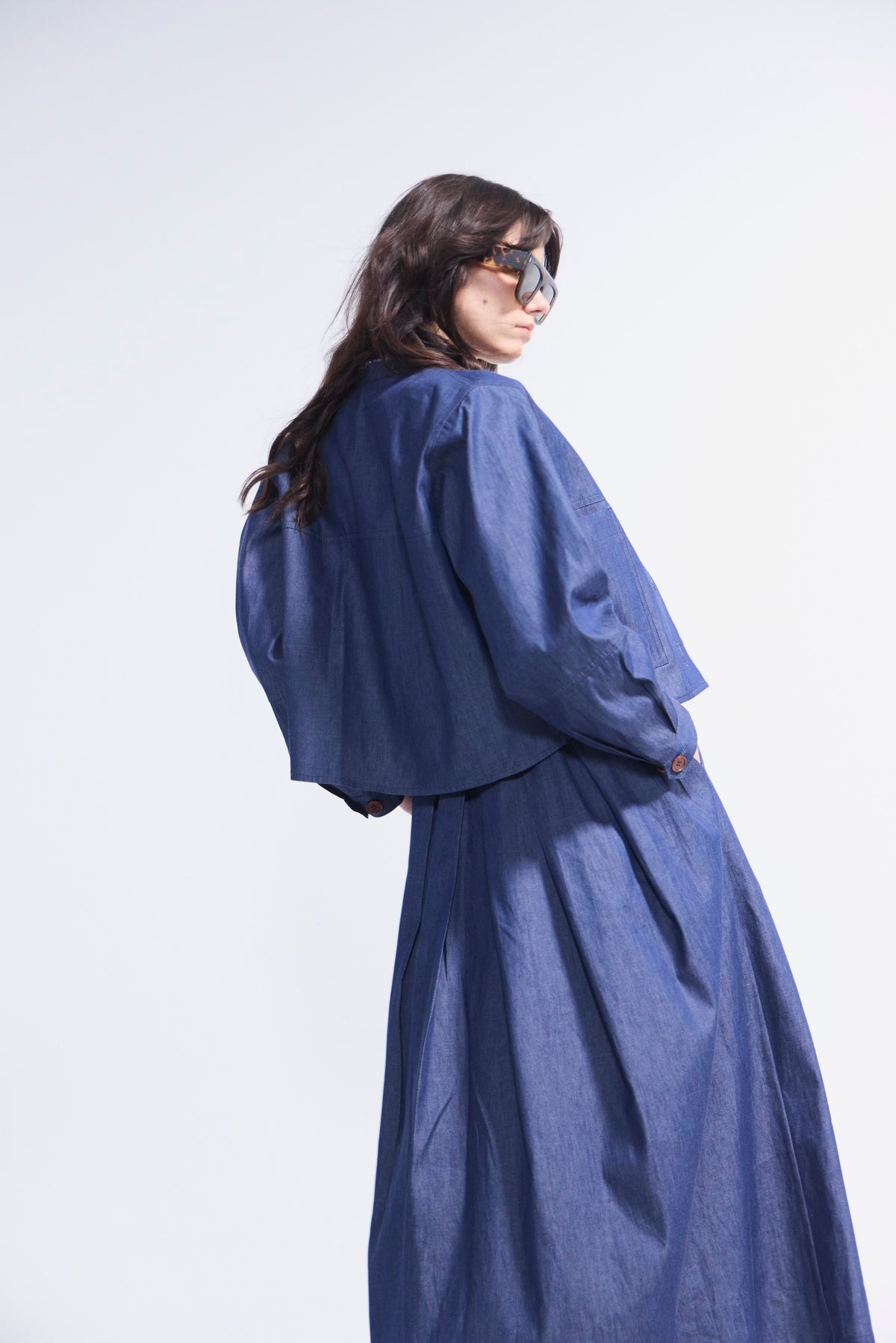 Chaqueta Effiloche Denim Azul