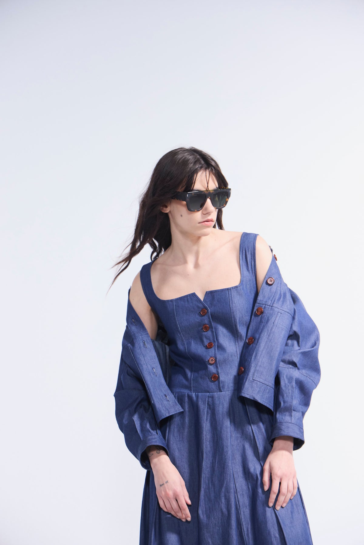 Vestido Orleans Denim Azul