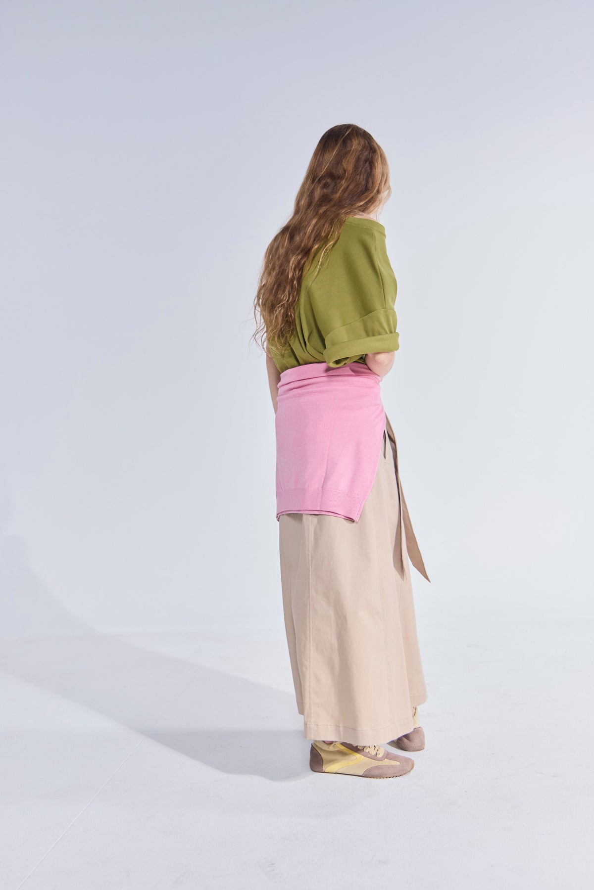 Falda Guede Algodón Beige