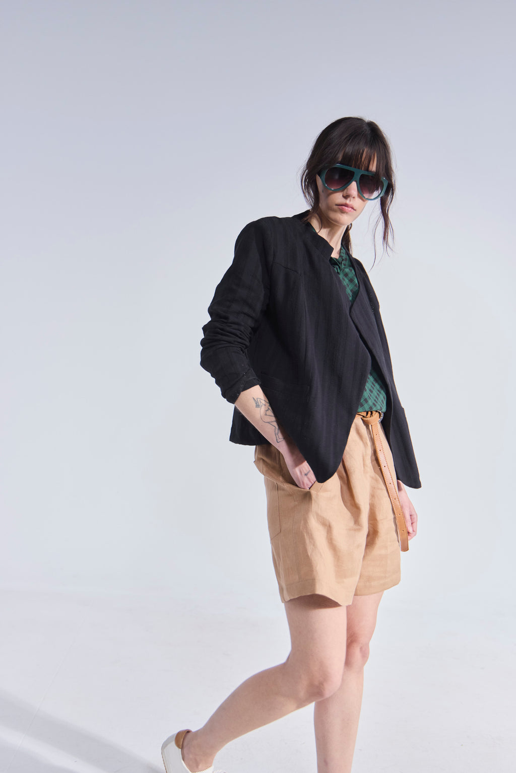 Blazer Envol 100% Algodón Negro