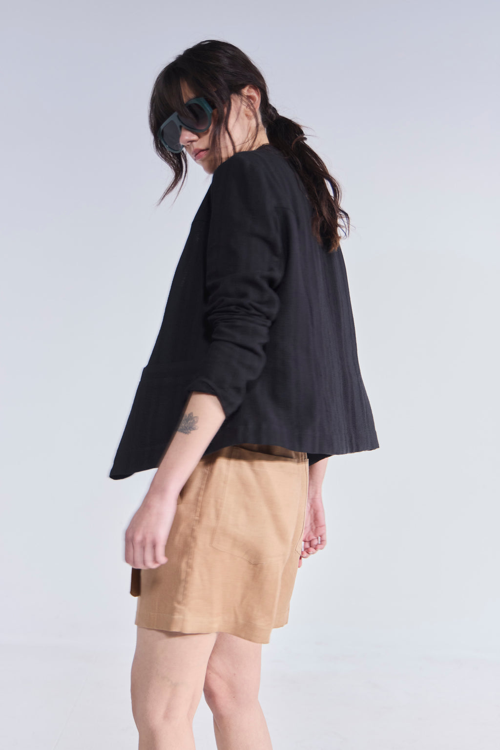 Blazer Envol 100% Algodón Negro