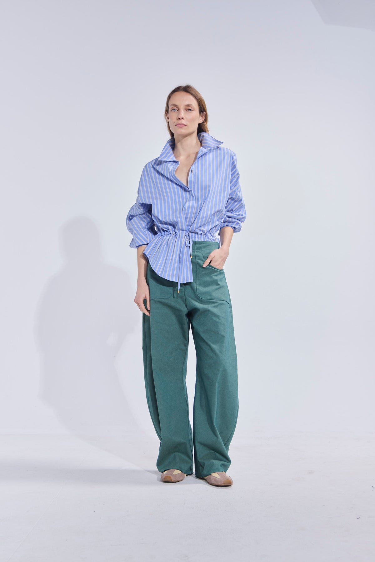 Pantalón Vienne Algodón Verde