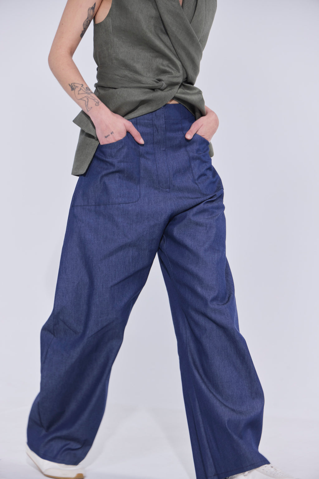 Pantalón Vienne Denim Azul