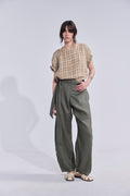 Pantalón Ameliore 100% Lino Verde