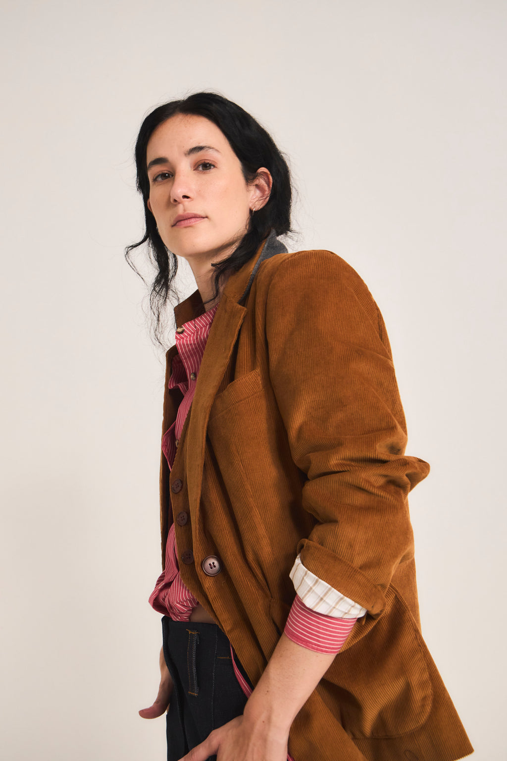Mirage Corduroy Camel Blazer