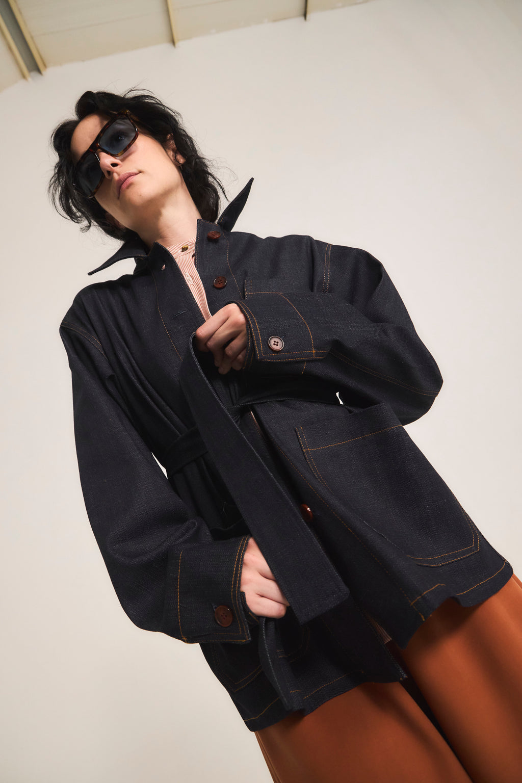 Chaqueta Casbah Denim Azul Marino