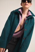 Casbah Jacket 100% Cotton Petrol Green
