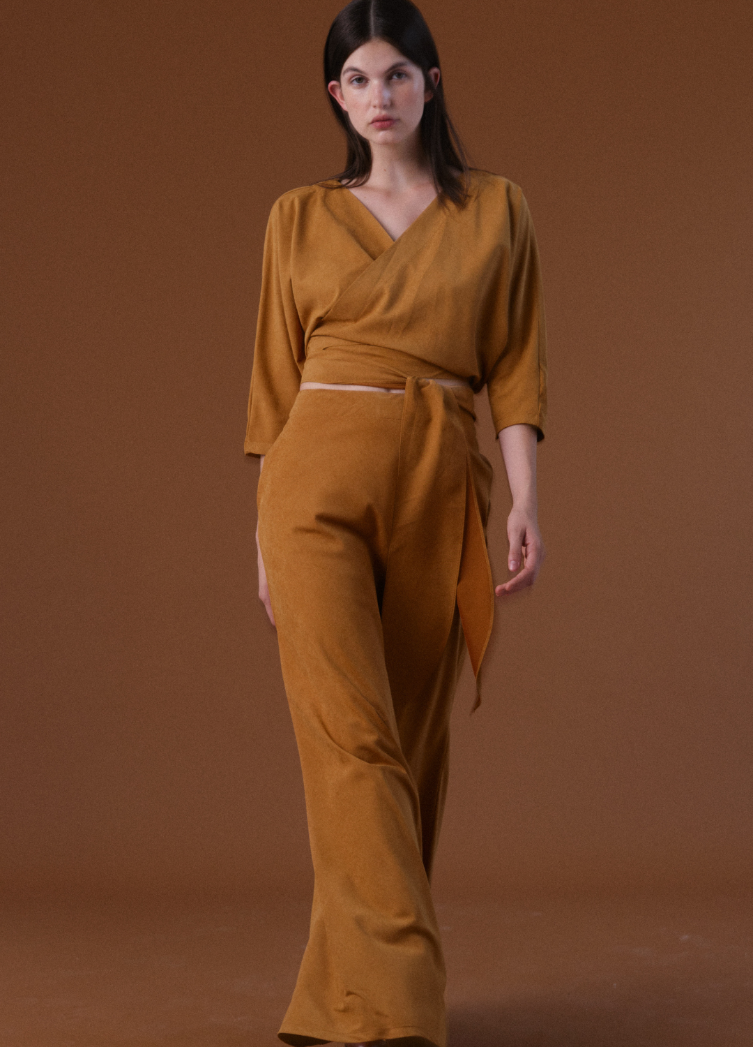 Falda Apate Camel
