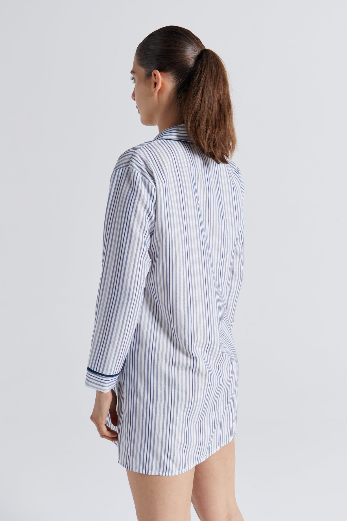 Blue Striped Arya Nightshirt